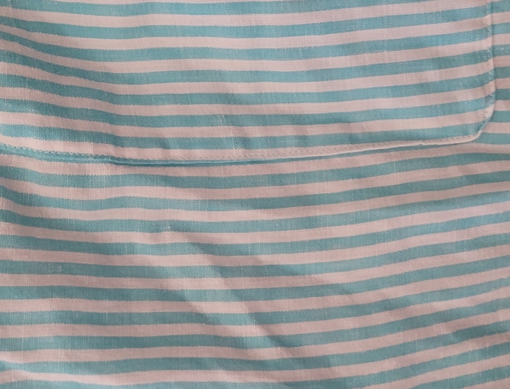 Liz Claiborne Blue Striped Pants - Picture 2 of 3